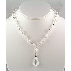 Dazzling Swarovski Crystal Drop Necklace