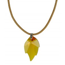 Swarovski Crystal Leaf Necklace