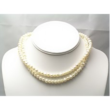 Double-Stranded Freshwater Pearl Convertible Necklace