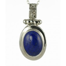 Oval Lapis Pendant