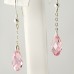 Pear Shaped Crystal Drop Earrings