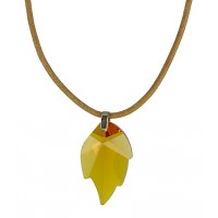 Swarovski Crystal Leaf Necklace